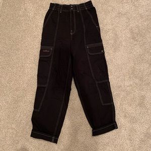 UO BDG black denim high waisted skate jeans